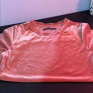 Felt pink Abercrombie and Fitch shirt